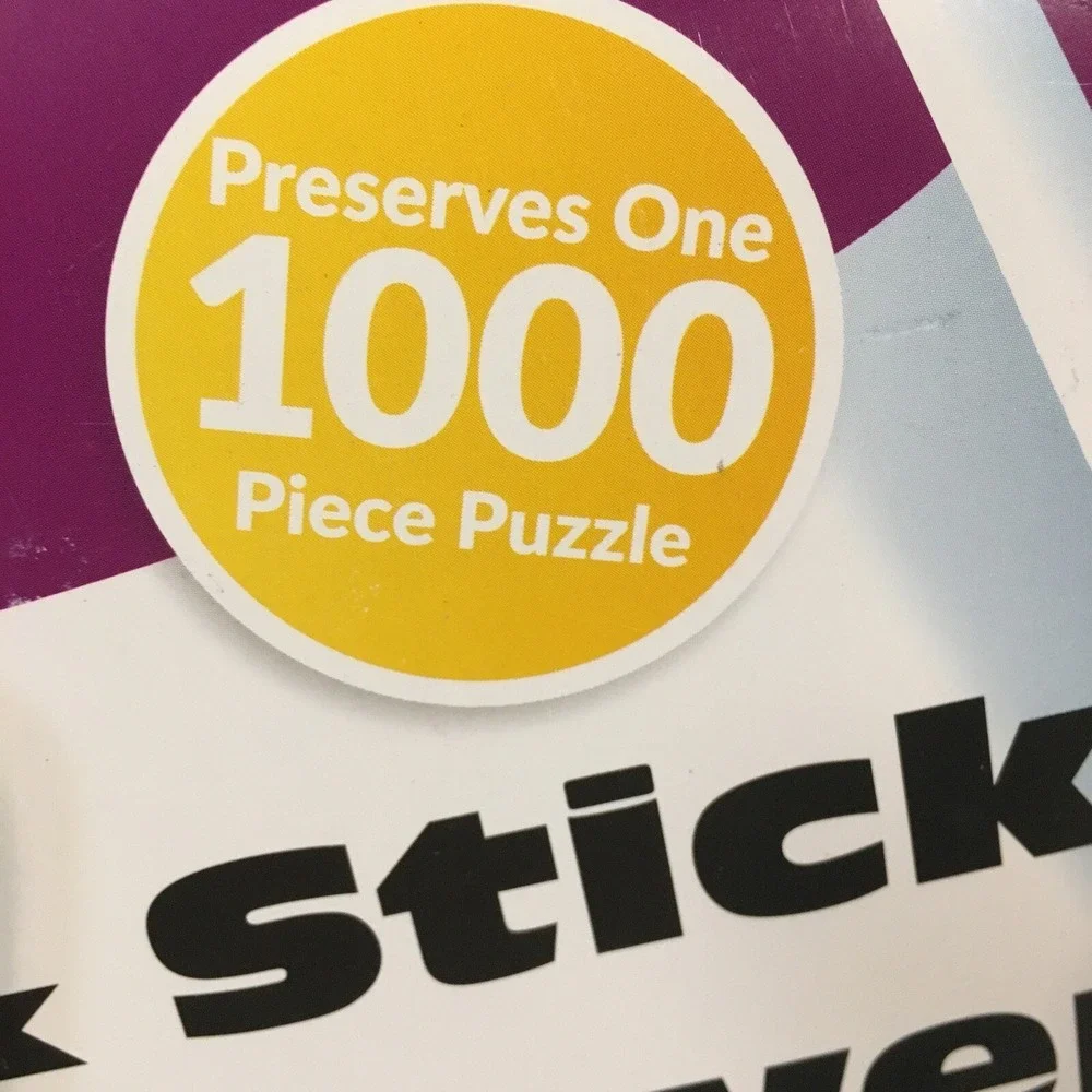 Puzzle Presto! Peel & Stick Puzzle Saver 6 Adhesive Sheets & 2 Adhesive Hangers